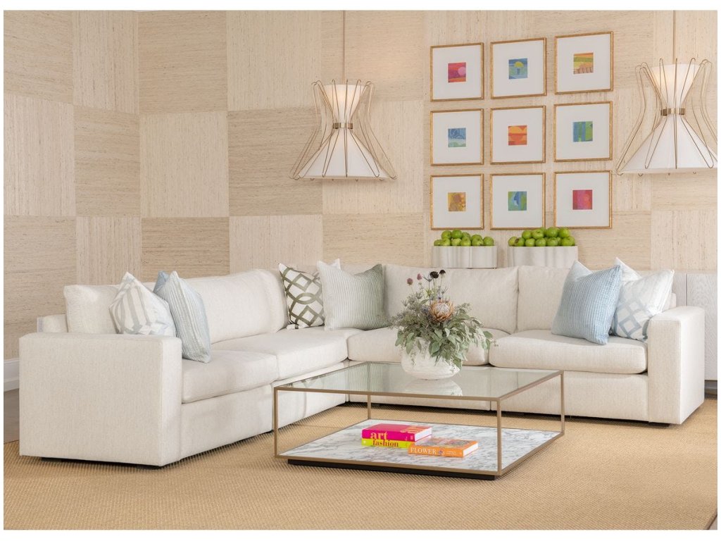 Great Plains Sofa, Left Arm Facing - Alabaster/Linen Weave - image 2