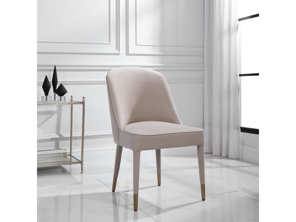 Brie Armless Chair, Champagne, 2 Per Box, Priced Each - image 8