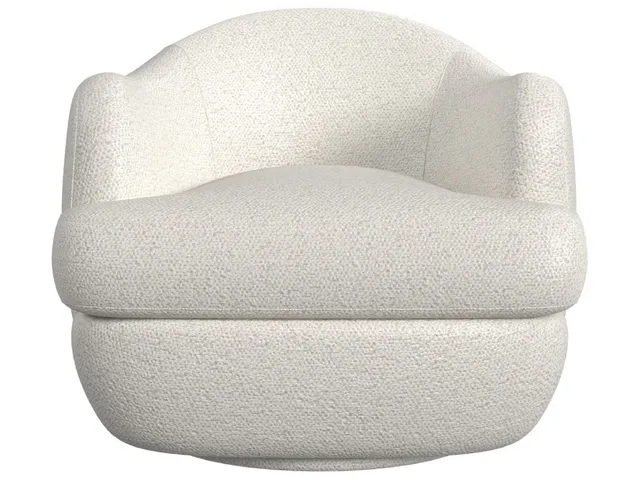 Scoop Swivel Chair - Cuddly Cream
