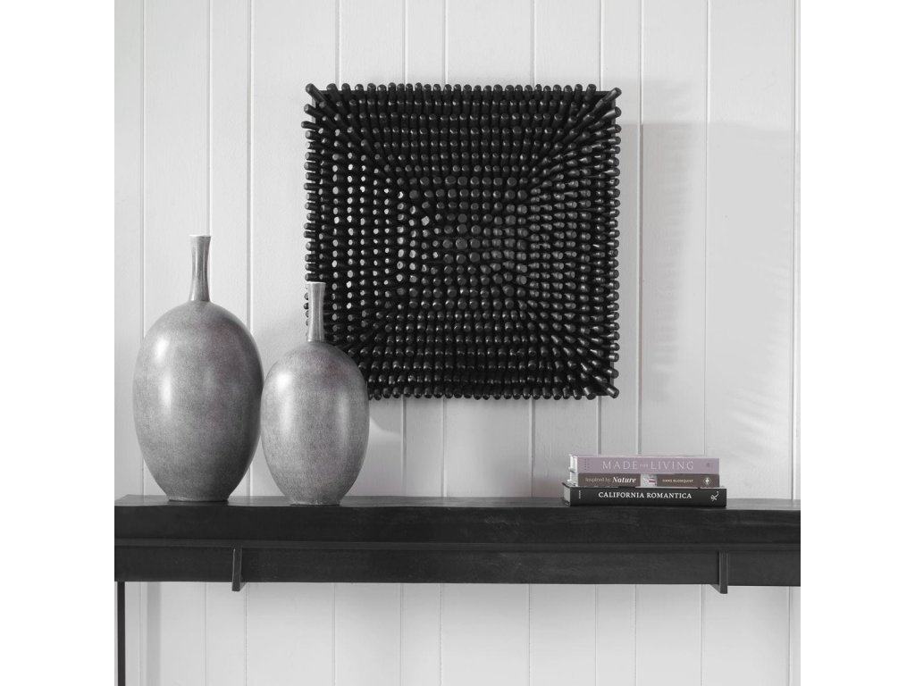 Portside Wood Wall Panel, Black - image 1