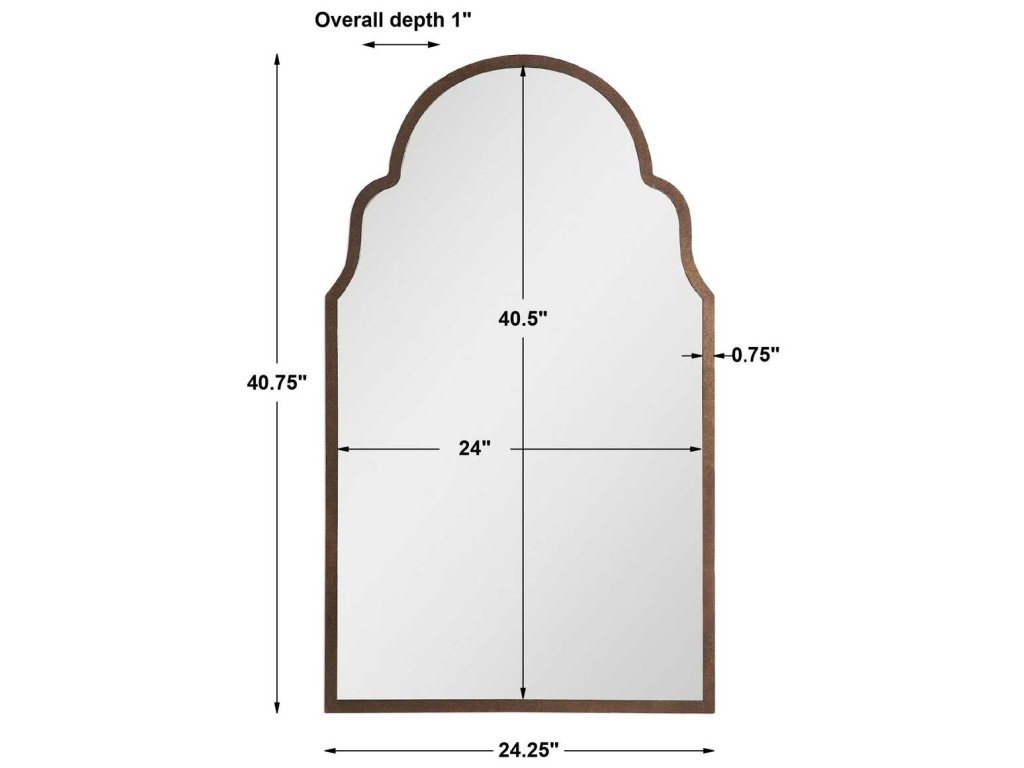 Brayden Arch Mirror, Bronze - image 7