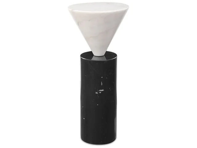 Top Hat Drink Table, White