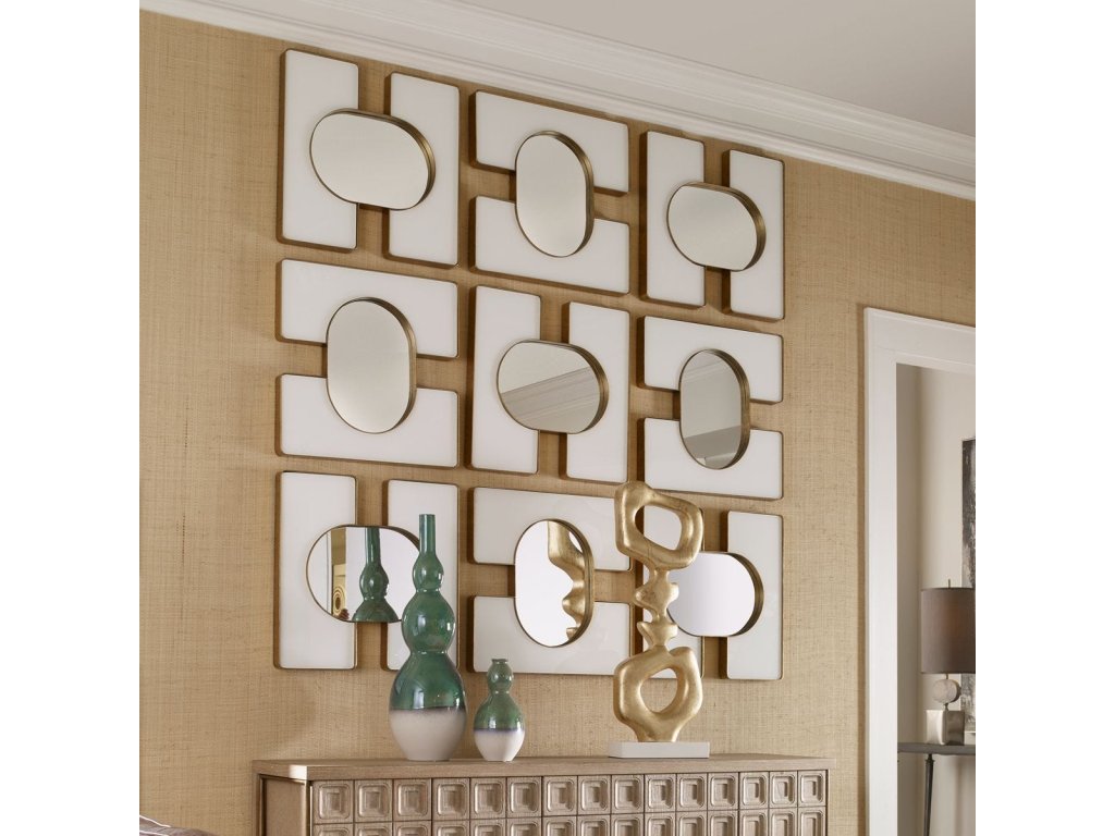 Embrace Square Mirror - 24X24 White - image 7