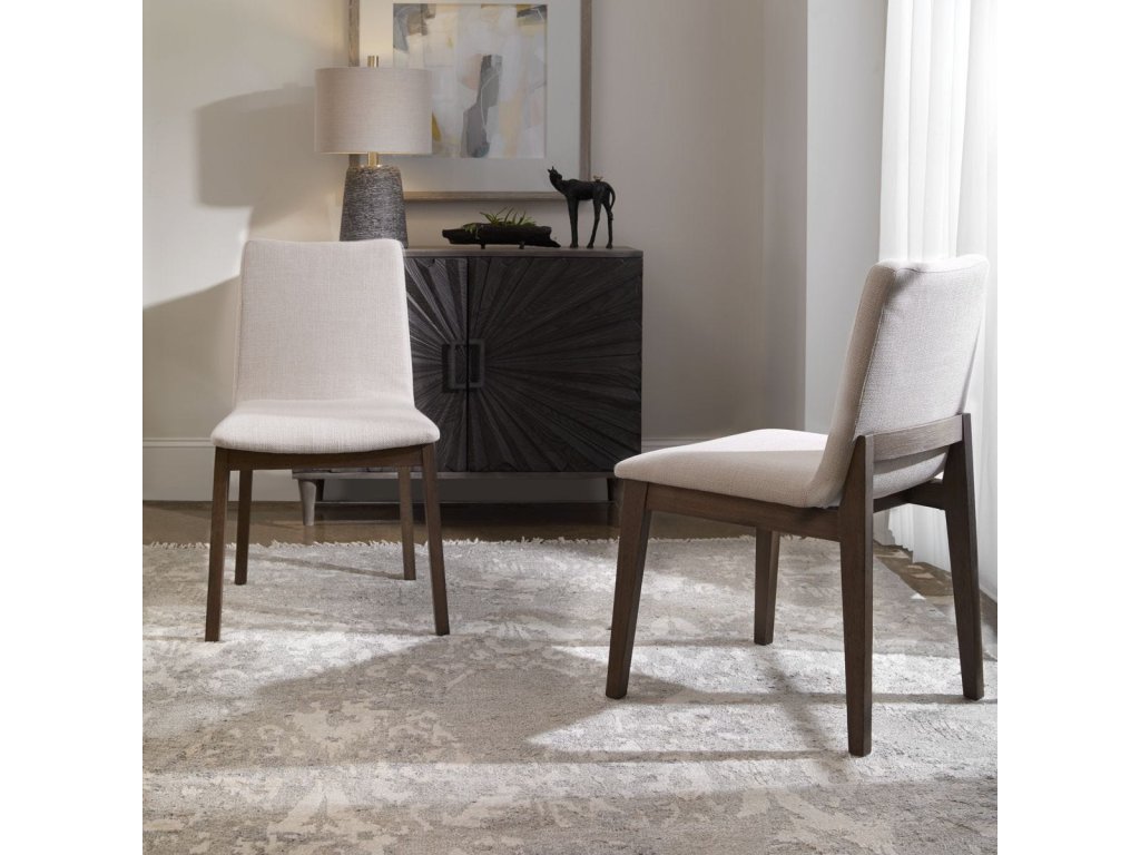 Delano Armless Chair, Walnut, 2 Per Box, Priced Each - image 1