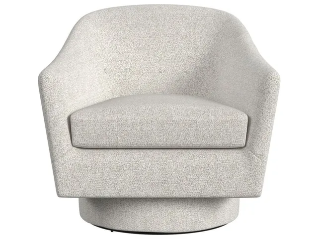Coupe Swivel Chair - Snuggle Vanilla