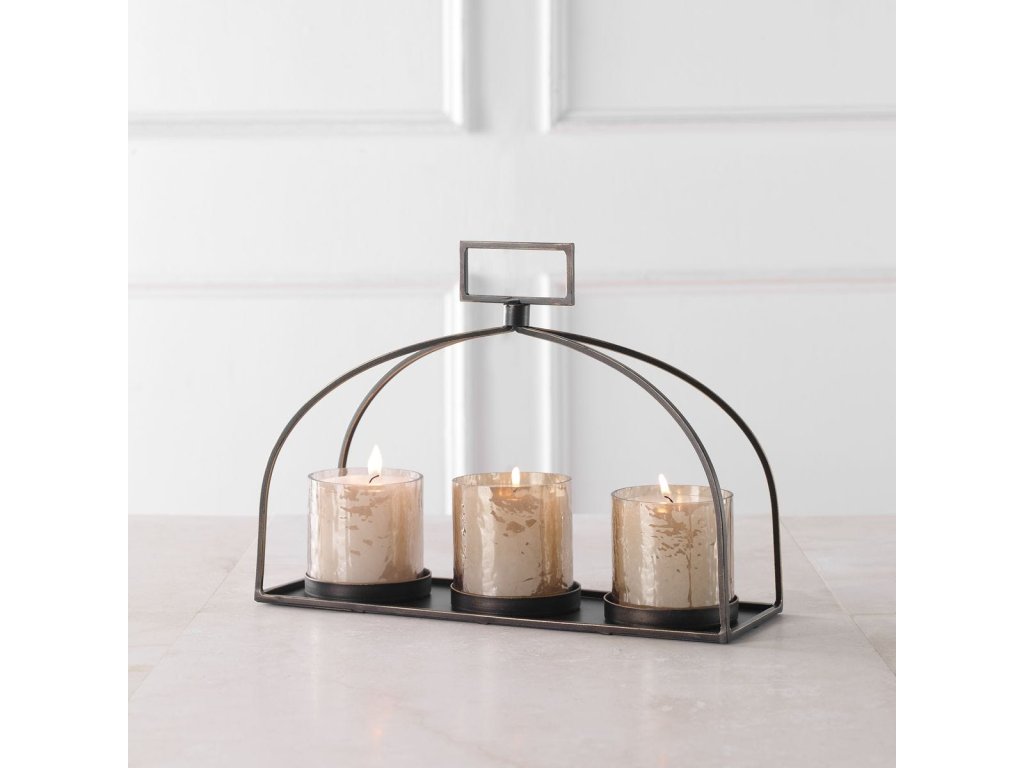 Riad, Triple Candleholder - image 3
