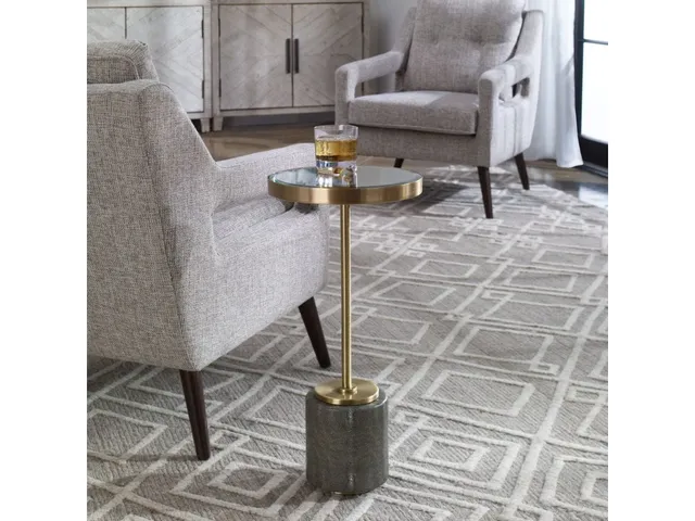 Laurier Drink Table, Gray