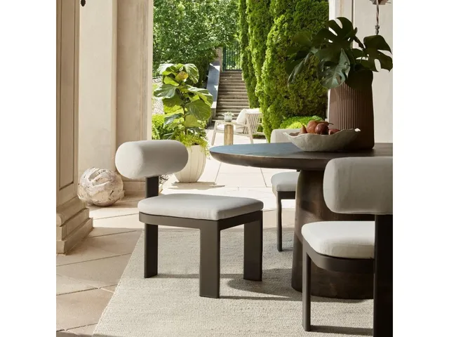 Bolster Back Outdoor Dining Chair - Alternative View