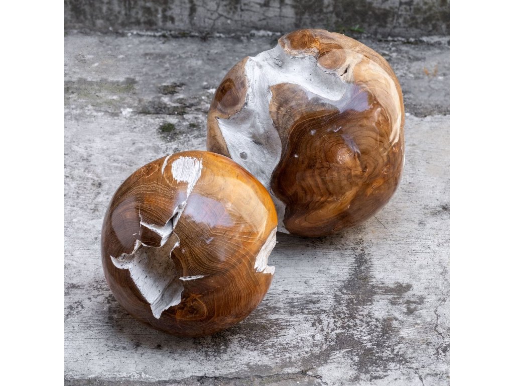 Teak Rounds, S/2 - image 3