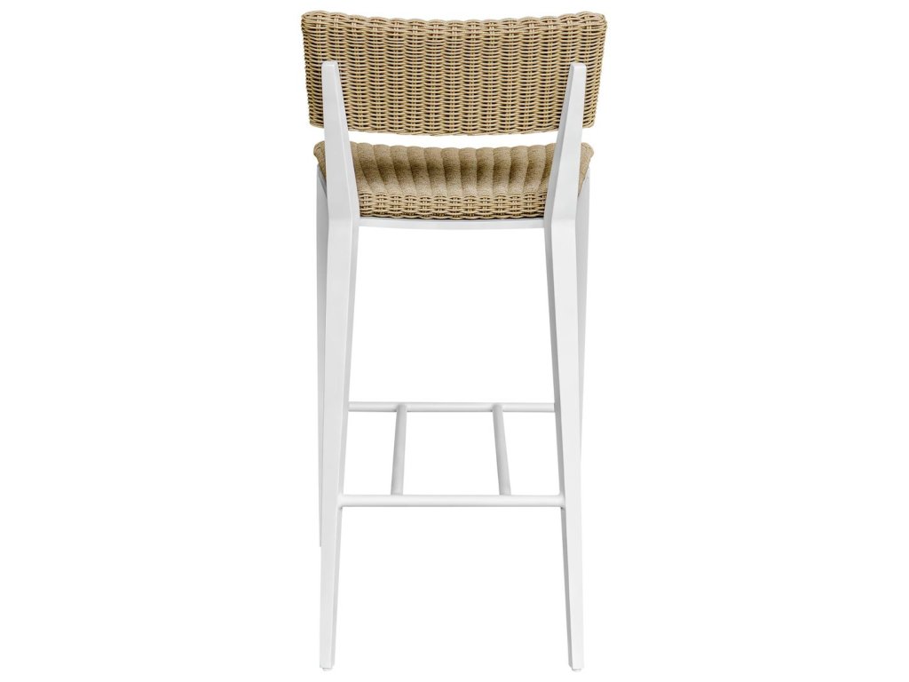 Calbas Outdoor Bar Stool, White - image 6