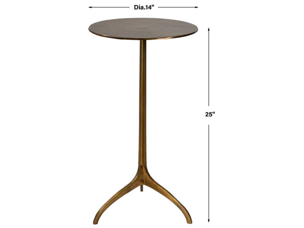 Beacon Accent Table, Gold - image 3