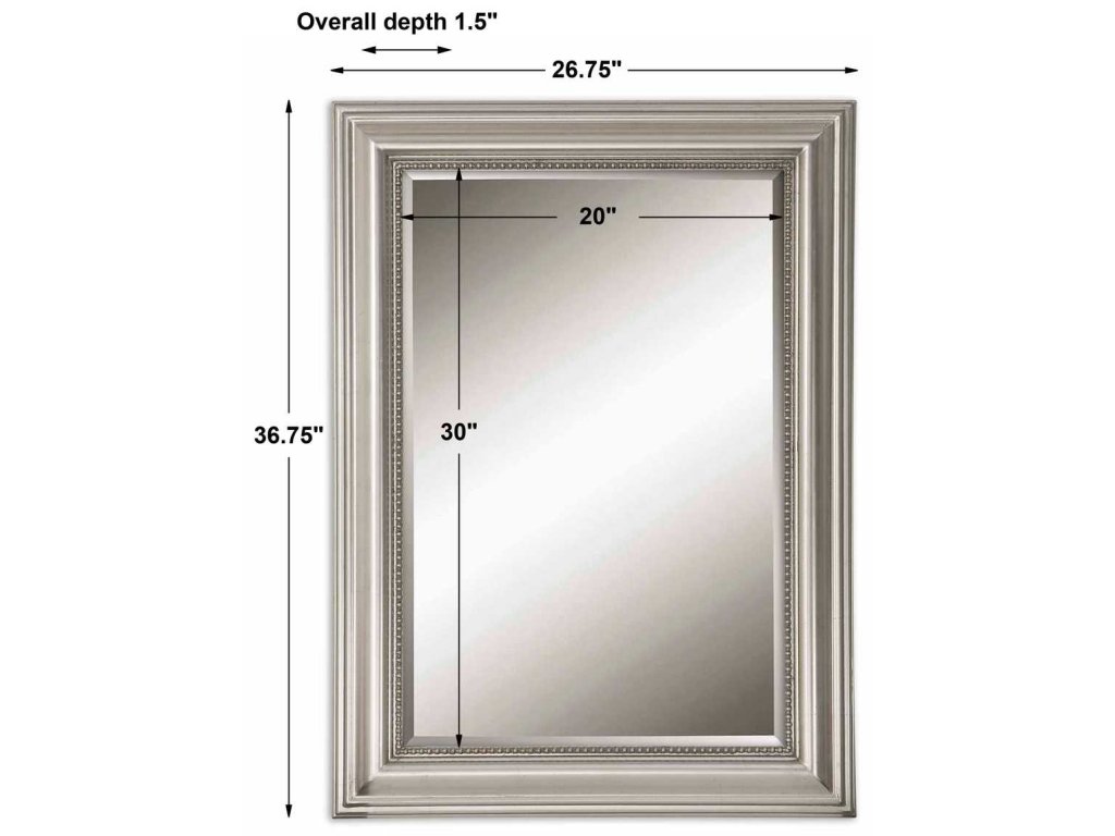 Stuart Mirror, Silver - image 4