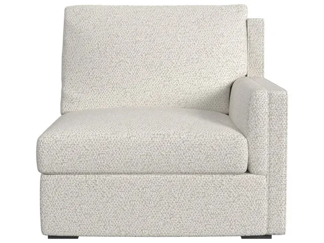 Luxe Sofa, Right Arm Facing - Cuddly Cream