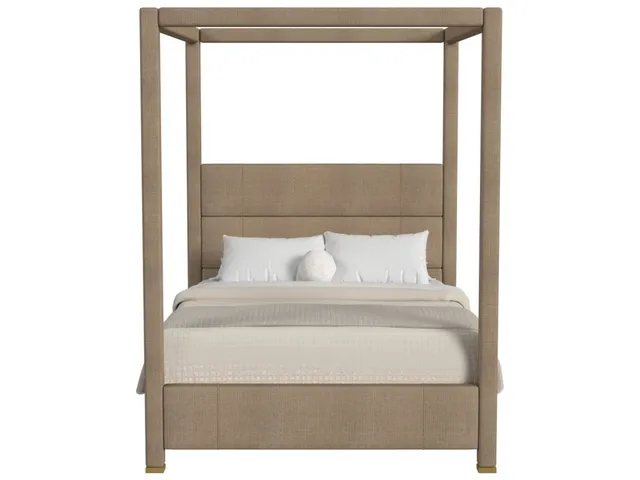 Hibernate Canopy Bed, Queen - Lush Tawny , 2 Cartons