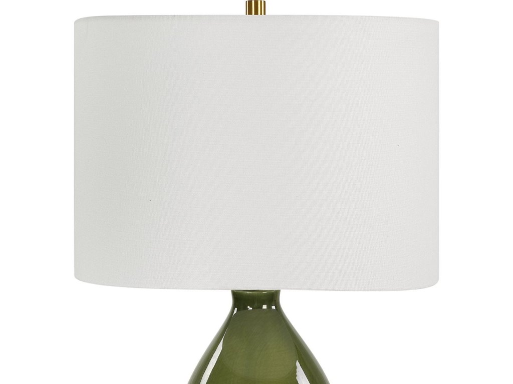Gourd Table Lamp, Green - image 5