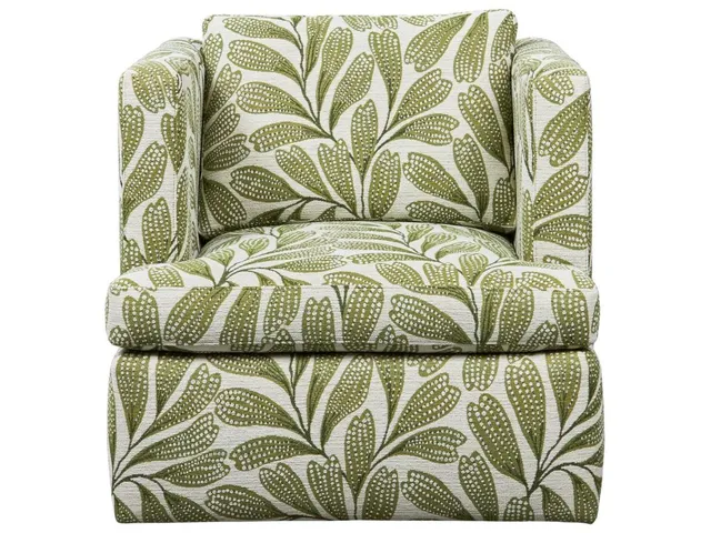 Elevated Swivel Chair - Hedge Green