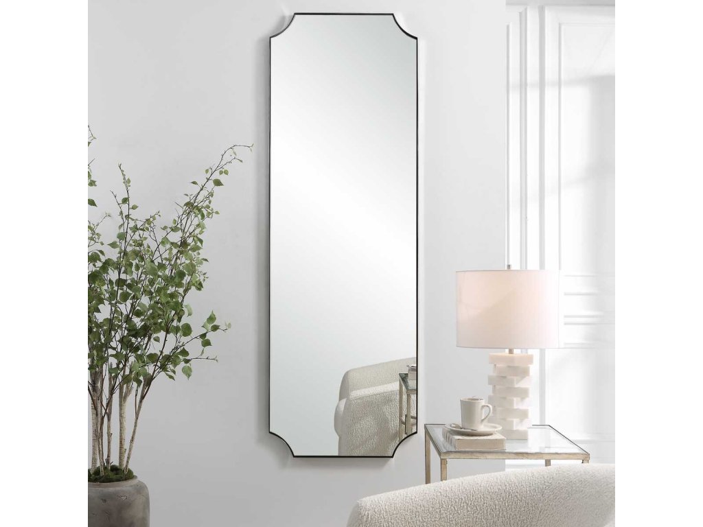 Lennox Tall Mirror, Nickel - image 1