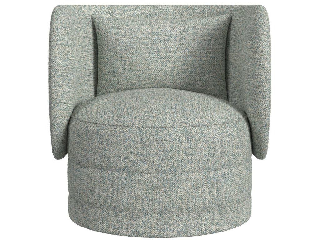 Sanctuary Swivel Chair - Tweedy Bird Sky - main image