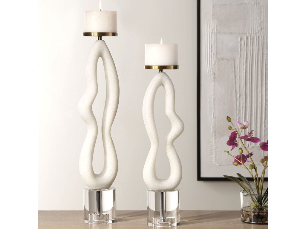 Feamelo, Candleholders, S/2 - image 2