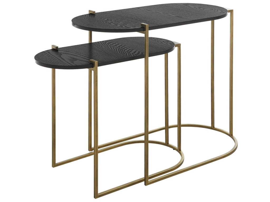 Aztec Nesting Tables, S/2 - image 2