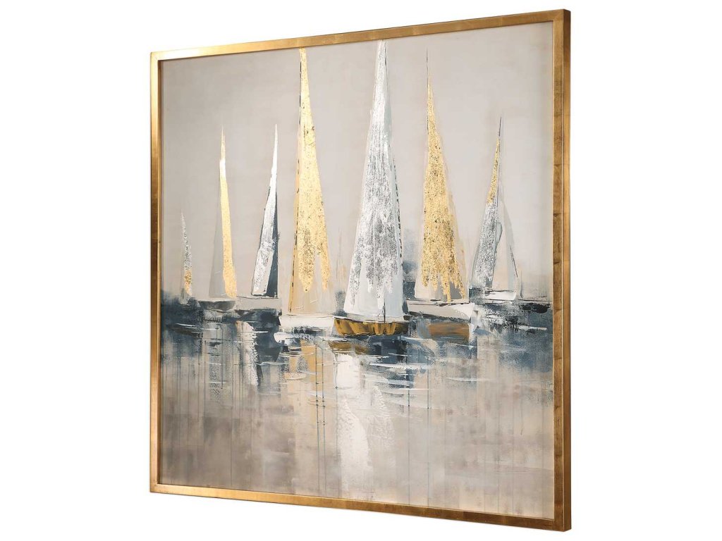 Regatta Hand Painted Canvas - image 4