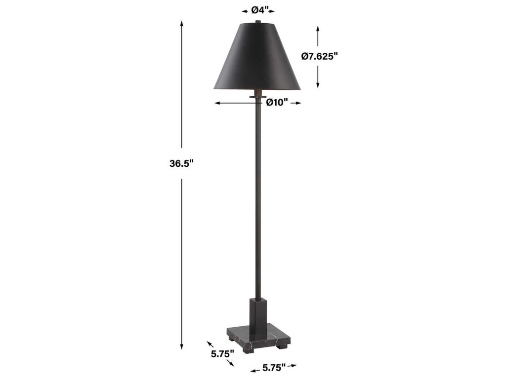Pilot Buffet Lamp, Black - image 6