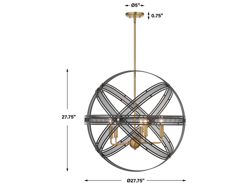 Spherical, 5 Lt Pendant - image 11
