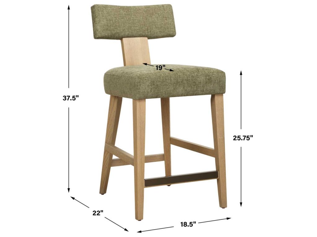 Elysian Counter Stool, Moss - image 7
