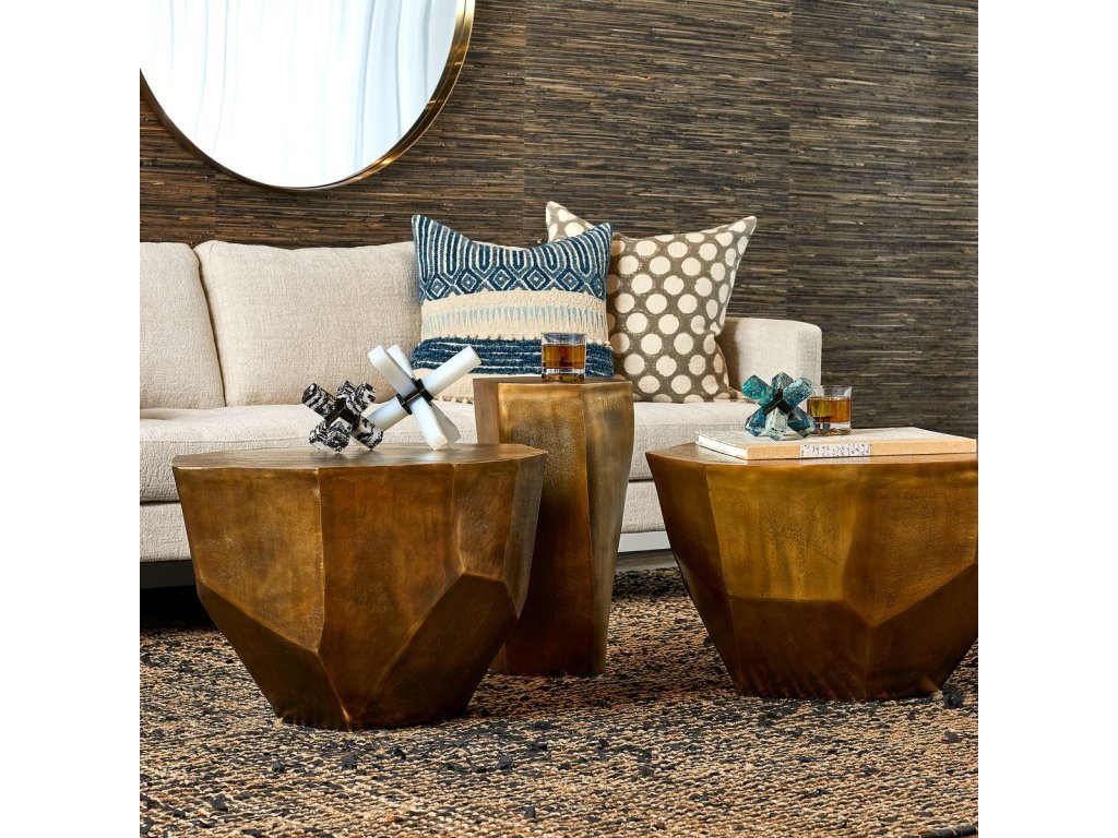 Cathenna Coffee Table - Brass Large - image 4