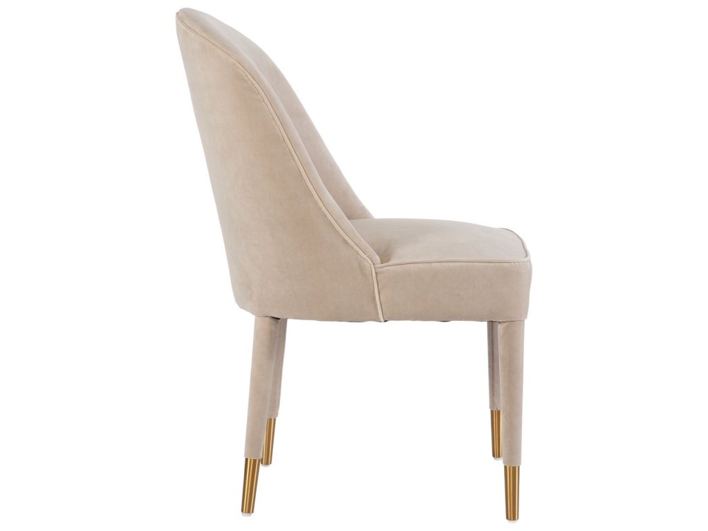 Brie Armless Chair, Champagne, 2 Per Box, Priced Each - image 4