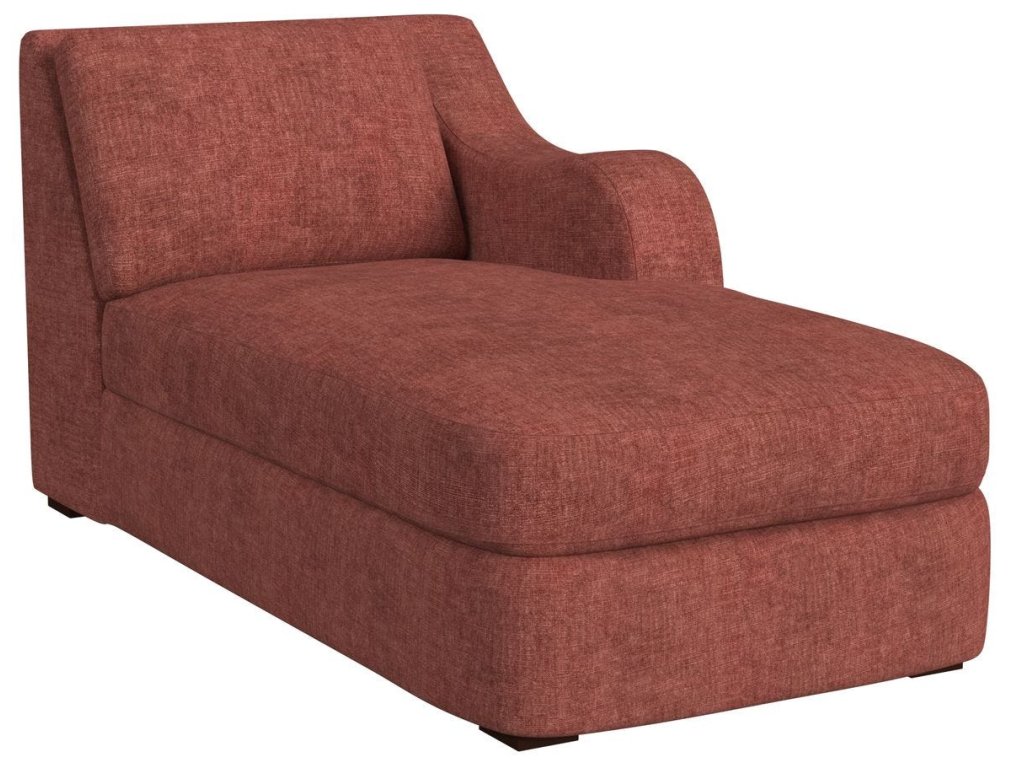 Big Wave Chaise, Right Arm Facing - Vintage Tea Rose - main image