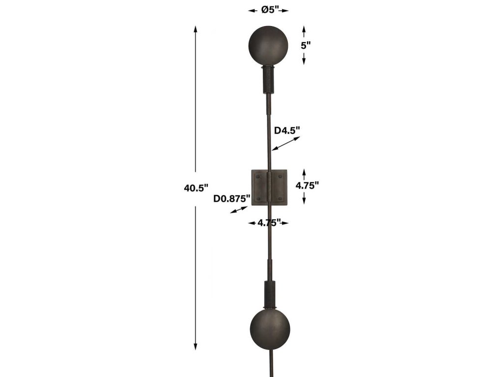 Polar, 2 Lt Sconce - Bronze - image 11