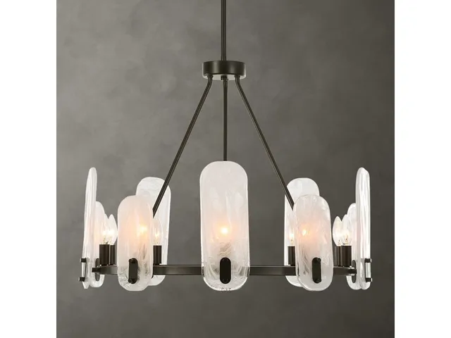 Ellipse, 10 Lt Chandelier