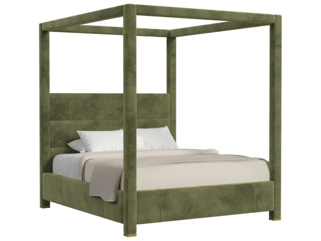 Hibernate Canopy Bed, King - Antique Loden , 2 Cartons