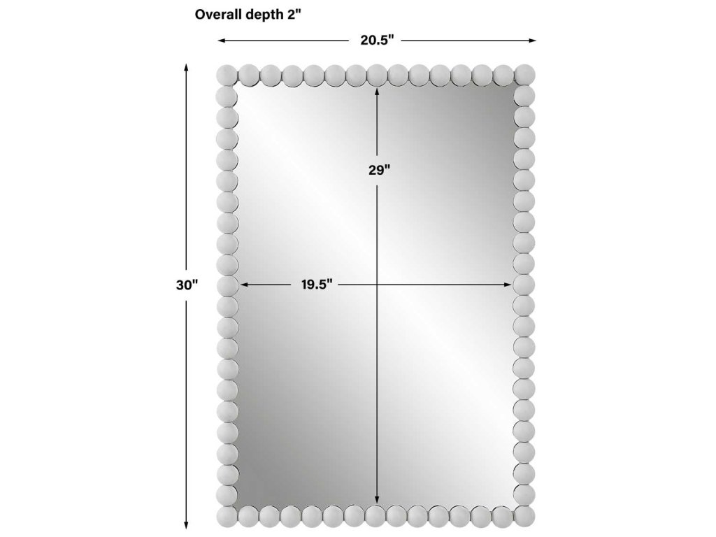 Serna Vanity Mirror, White - image 5