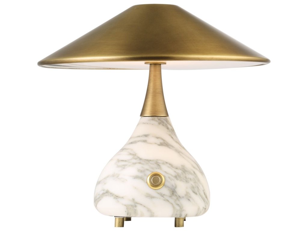 Kiss Rechargeable Mini Lamp - Arabescato Marble - image 5
