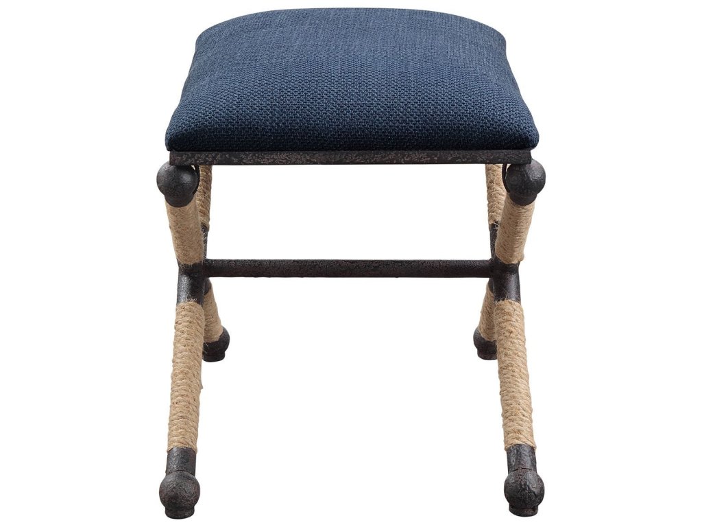 Firth Small Bench, Navy - image 3