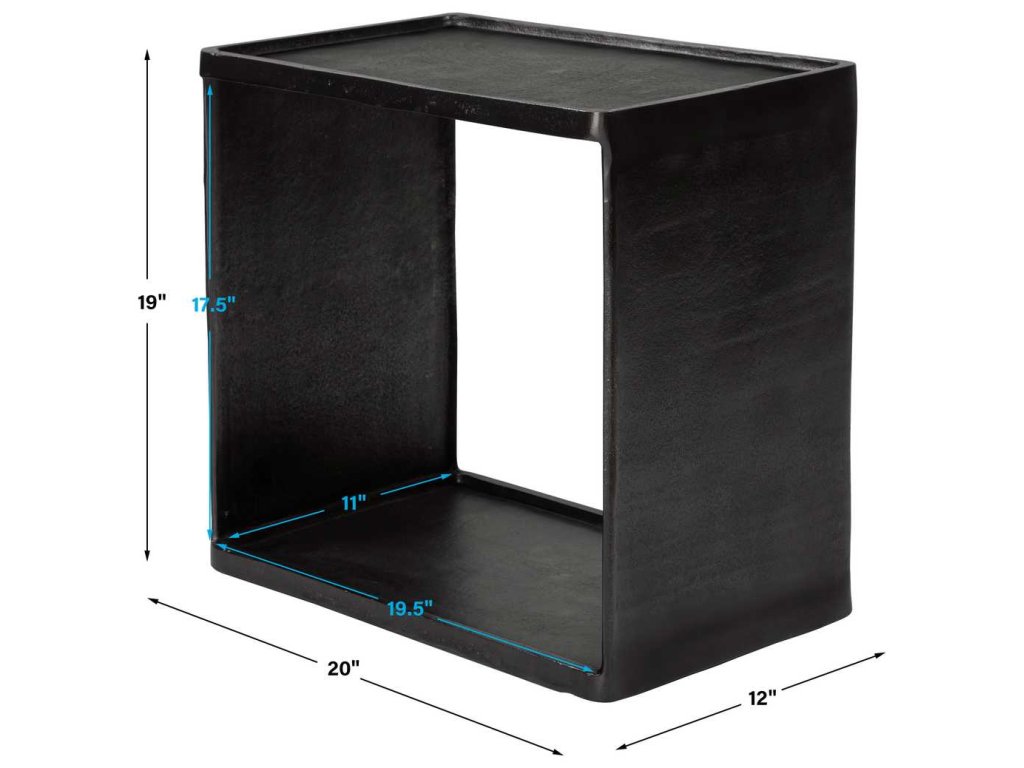 Derwent Side Table, Dark Nickel - image 5