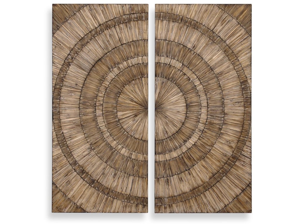 Lanciano Wood Wall Panels, S/2 - main image