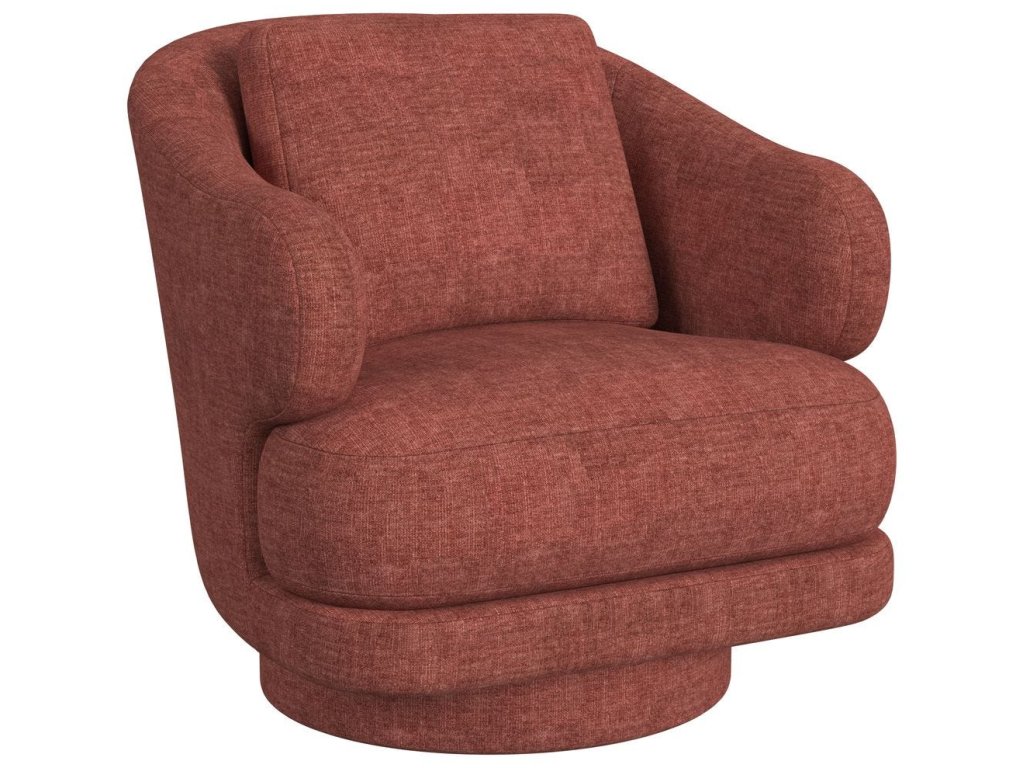 Cuddle Swivel Chair - Vintage Tea Rose - image 1