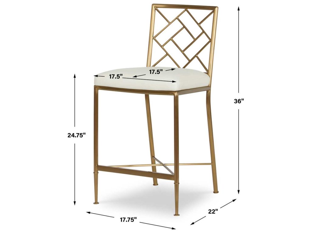 Fretwork Counter Stool - image 5