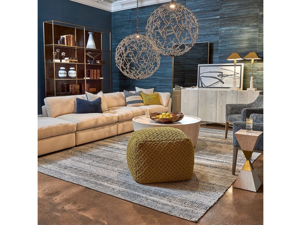 Slope Sofa, Ottoman - Alabaster Chenille - image 5