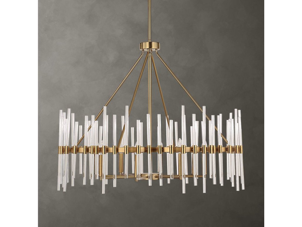 Crystal Stick, 8 Lt Chandelier - image 1