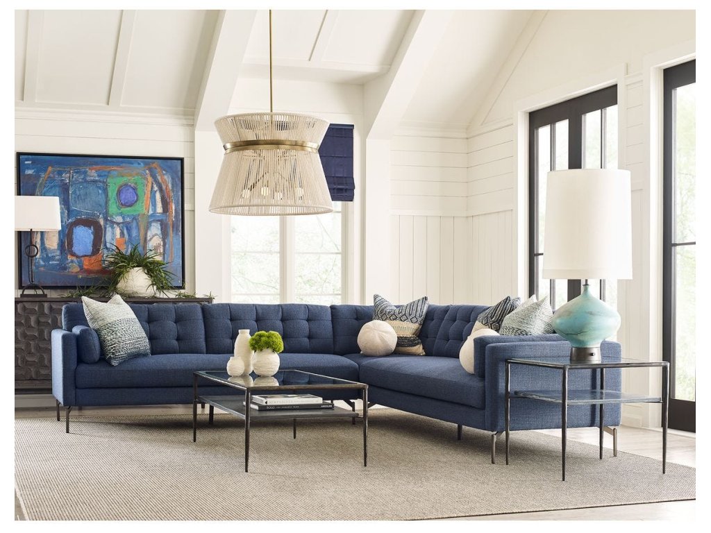 Ventura Sofa, Corner - Blue - image 1