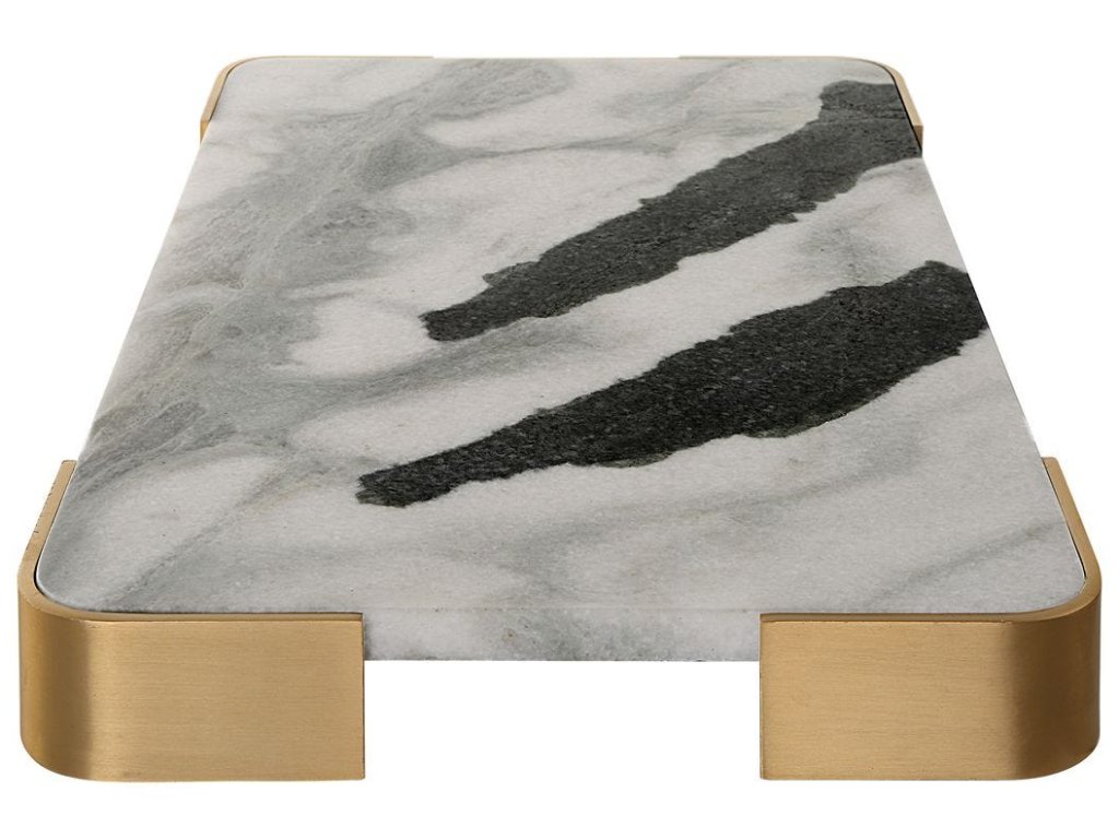 Elevated Tray/Plateau - Panda Marble Medium - image 4