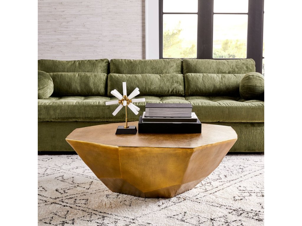 Cathenna Coffee Table - Brass Large - image 1