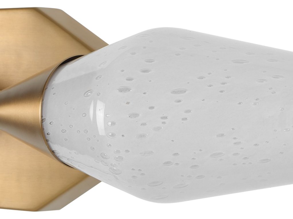 Agapanthus, 2 Lt Sconce - Brass - image 4