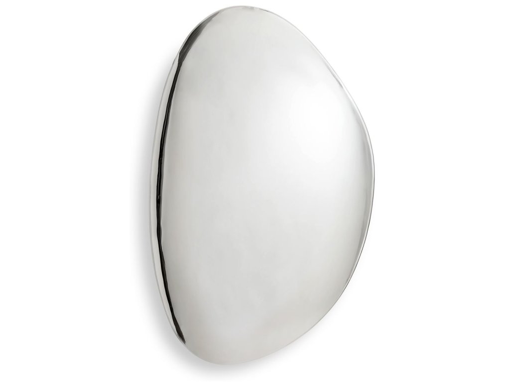 Jelly Bean Wall Sculpture - 26X38 Silver - main image