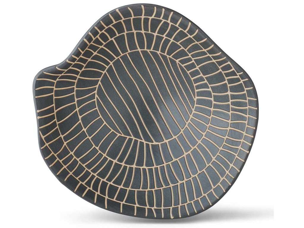 Hieroglyphics Bowls - Gray, S/3 - image 3