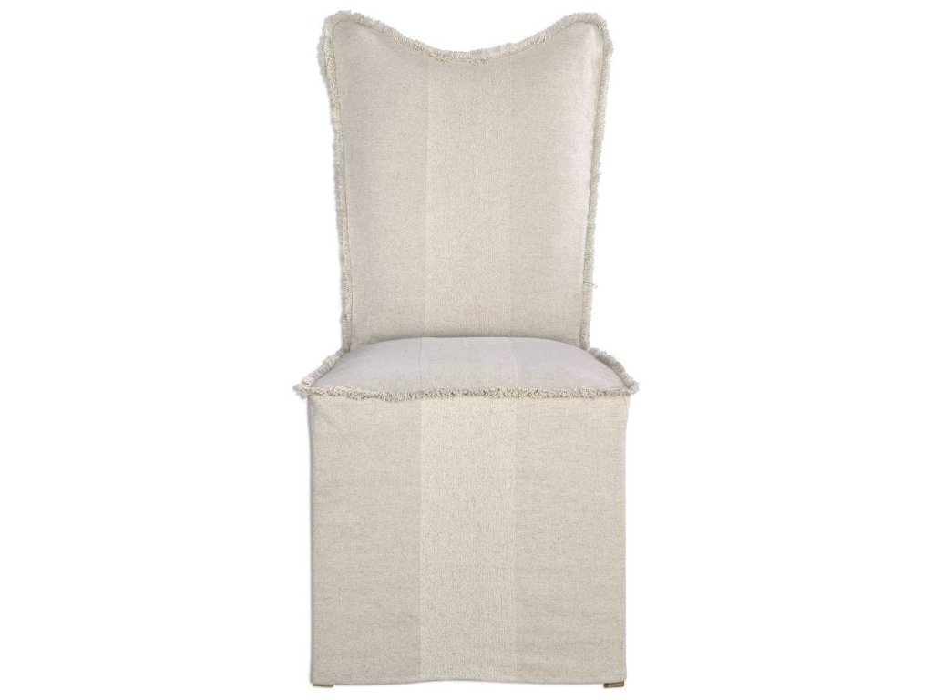 Lenore Armless Chair, Flax, 2 Per Box, Priced Each - main image